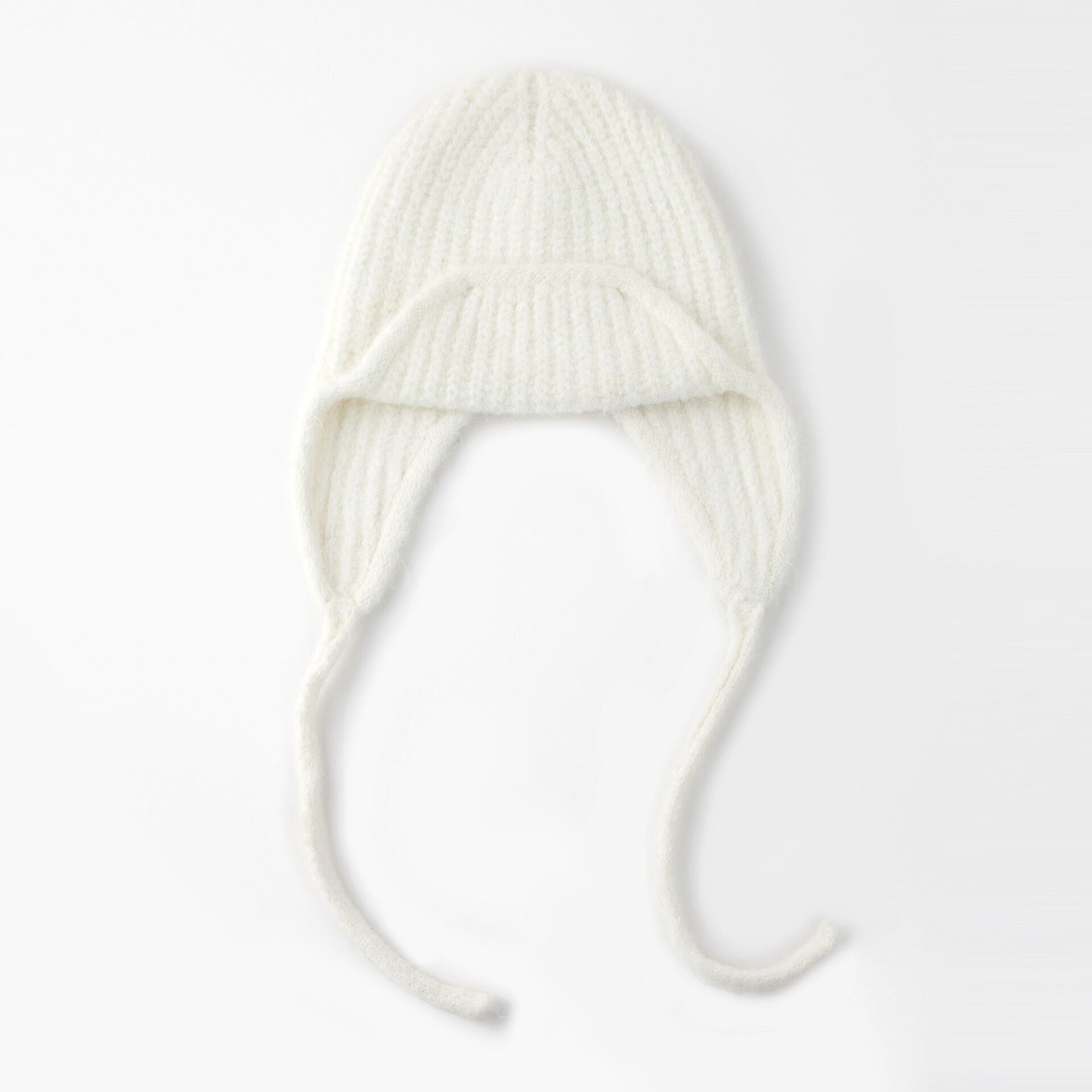 Chapeau À Cache-Oreilles Simple Series Daily Couleur Unie En Laine Et Polyester Mélangés Image2