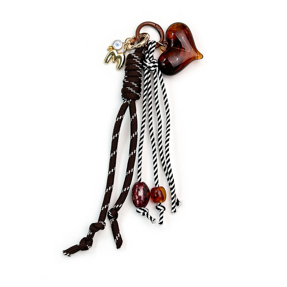 Ethnic Series Casual Flower Letter Devil's Eye Sun Bow Knot Leopard Print Tassel Beads Star Resin Bag Charms