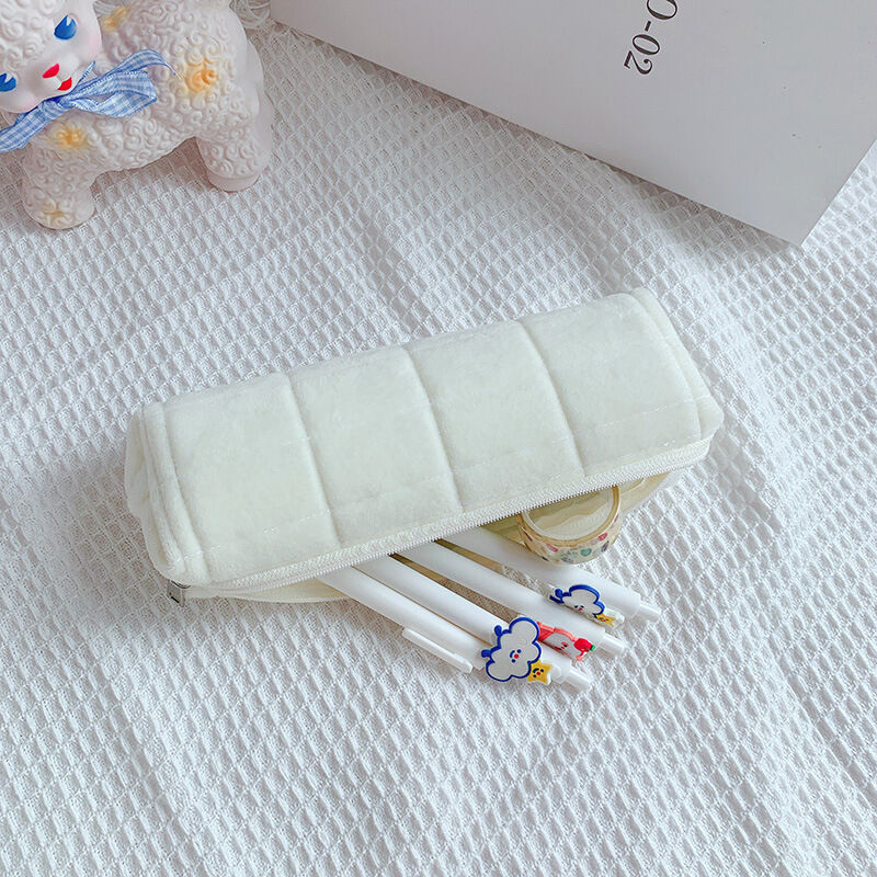 Simple Series Daily Polyester Solid Color Mixed Color Pen Pouches h5Picture4