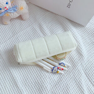 Simple Series Daily Polyester Solid Color Mixed Color Pen Pouches h5 Picture4