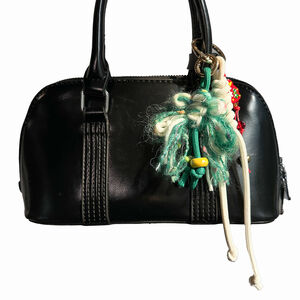 Simple Series Casual Bow Knot Twist Christmas Tassel Mixed Color Woven Rope Bag Charms h5 Picture4