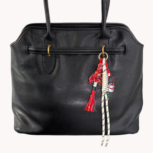 Simple Series Casual Twist Christmas Tassel Mixed Color Woven Rope Bag Charms h5 Picture4