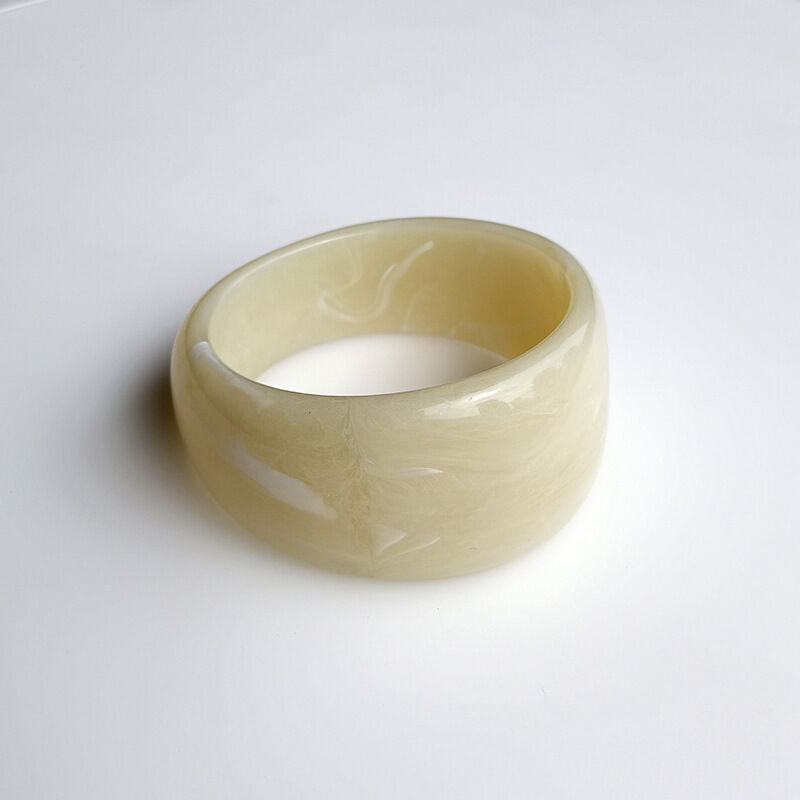 Brazaletes De Resina Con Degradado De Color Para Mujer Imagen3