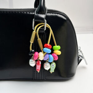 Simple Series Casual Oceanic Style Beads Mixed Color Fish Resin Bag Charms h5 Picture2