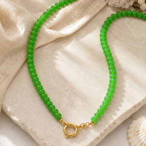 Collana Da Donna Con Perline Di Vetro Della Serie Romantica Sweet Beads. h5 Immagine3