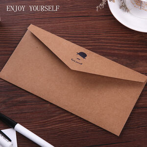 Enveloppes D'Emballage En Papier Uni Rose À Motif Animal, Collection Simple Series Daily Letter h5