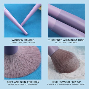 Pennello Per Trucco Simple Series Daily Solid Color h5 Immagine4