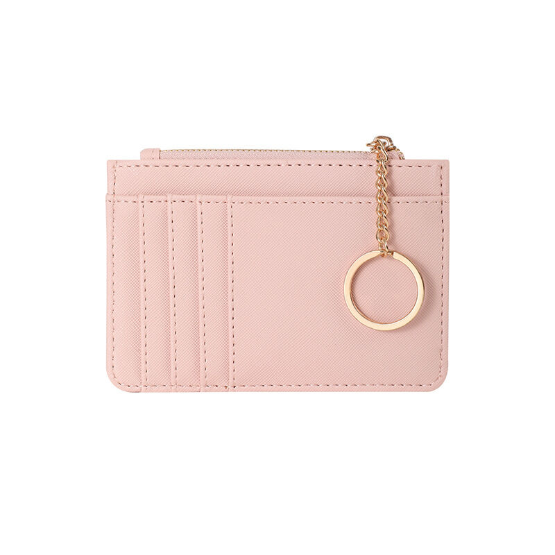 Portefeuilles et porte-cartes carrés pour femmes, style décontracté, couleur unie, en PU 2