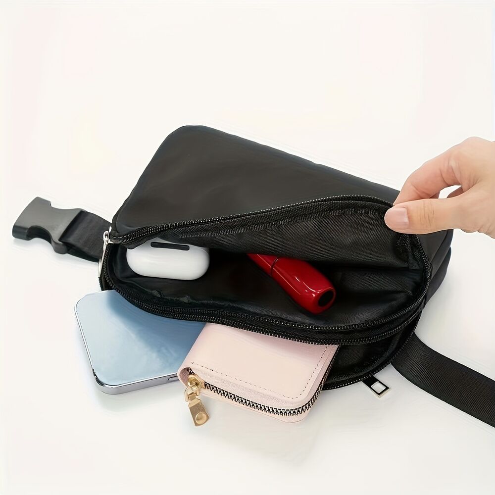 Sporty Style None Solid Color Polyester Women's Fanny Packs Picture3