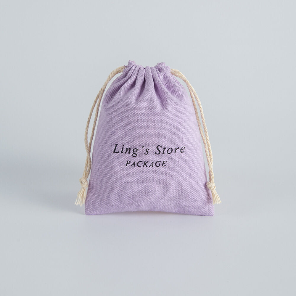 Solid Color Cotton & Linen Jewelry Bags