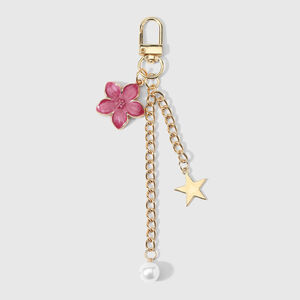 Simple Series Daily Flower Star Chain Alloy Bag Charms h5