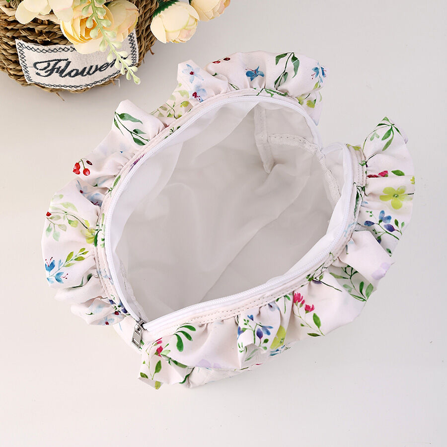 Bolsas De Maquillaje De Algodón Para Mujer De La Serie Simple Daily Flower h5Imagen2