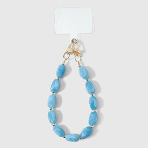 Simple Series Daily Solid Color Beads Alloy Phone Chain h5