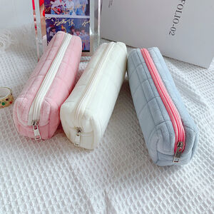 Simple Series Daily Polyester Solid Color Mixed Color Pen Pouches h5 Picture3