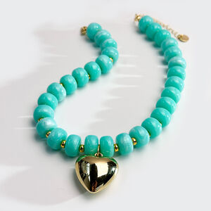Collane Da Donna Con Perline A Forma Di Cuore In Resina Ccb h5