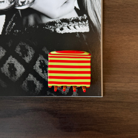 Simple Series Daily Stripe Mixed Color Acetat-Haarkrallen