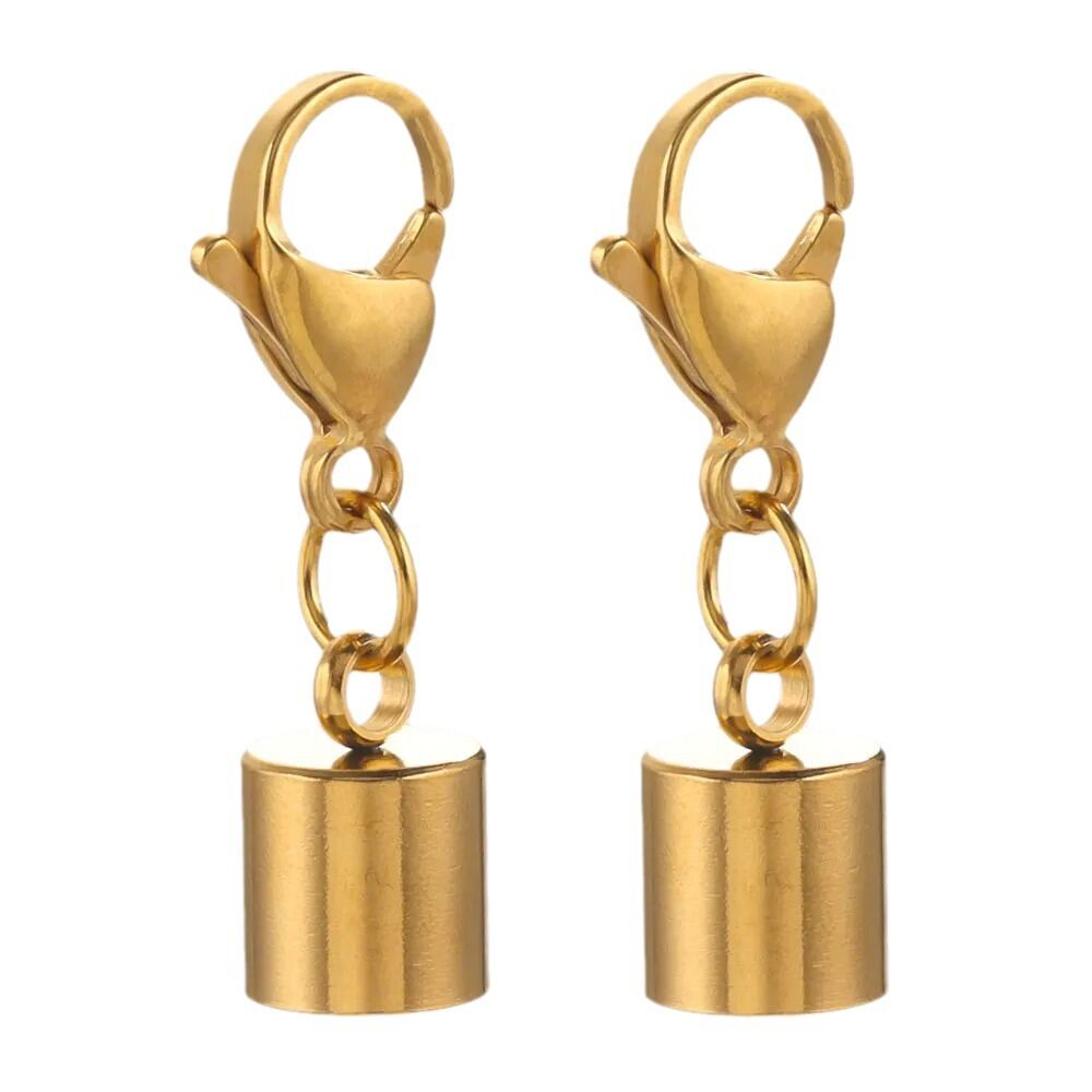 Solid Color Stainless Steel Waterproof Gold Color Jewelry Findings h5 Picture5