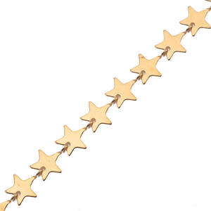 Star Stainless Steel Waterproof Gold Color Stringing Materials h5
