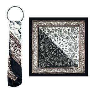 Sciarpe Estive In Poliestere Della Serie Ethnic, Casual, Con Motivo Paisley A Colori Misti. h5