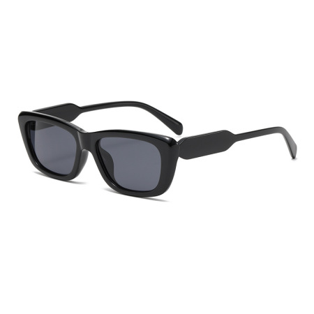 Simple Series Sonnenbrille in Unifarben mit Leopardenmuster