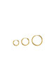 Colore oro/0.2*1.4cm/0.2*1.8cm/0.2*2.4cm/3 pezzi