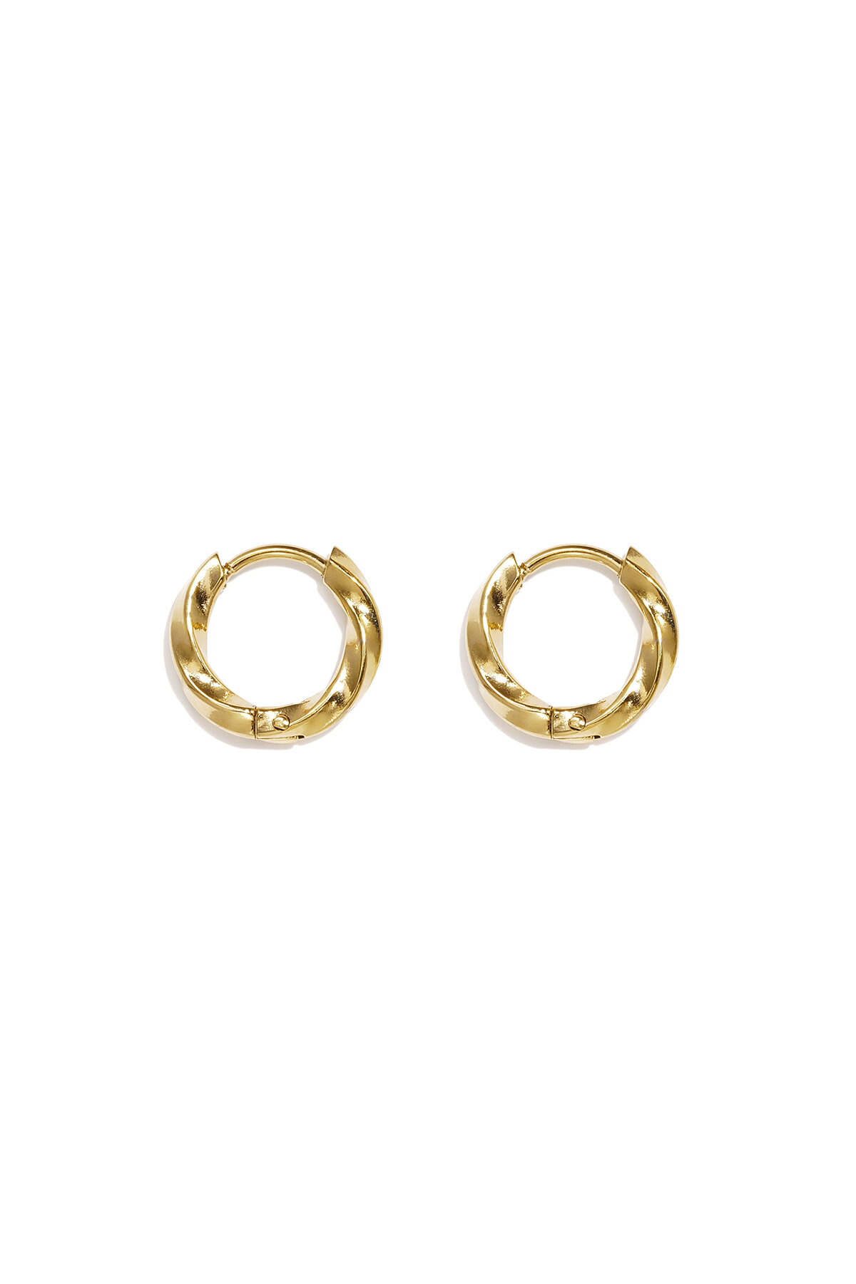 Set Di Orecchini In Acciaio Inossidabile, Modello Circle Simple, Serie Daily Simple, Gioielli Da Donna 