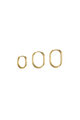 Colore oro/0.2*1.1*1.5cm/0.2*1.4*1.95cm/0.2*1.5*2.25cm/3 pezzi
