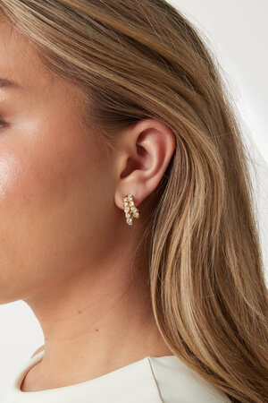 Stainless Steel Hoop Earrings Circle Simple Daily Simple Series Women's jewelry h5 Picture2