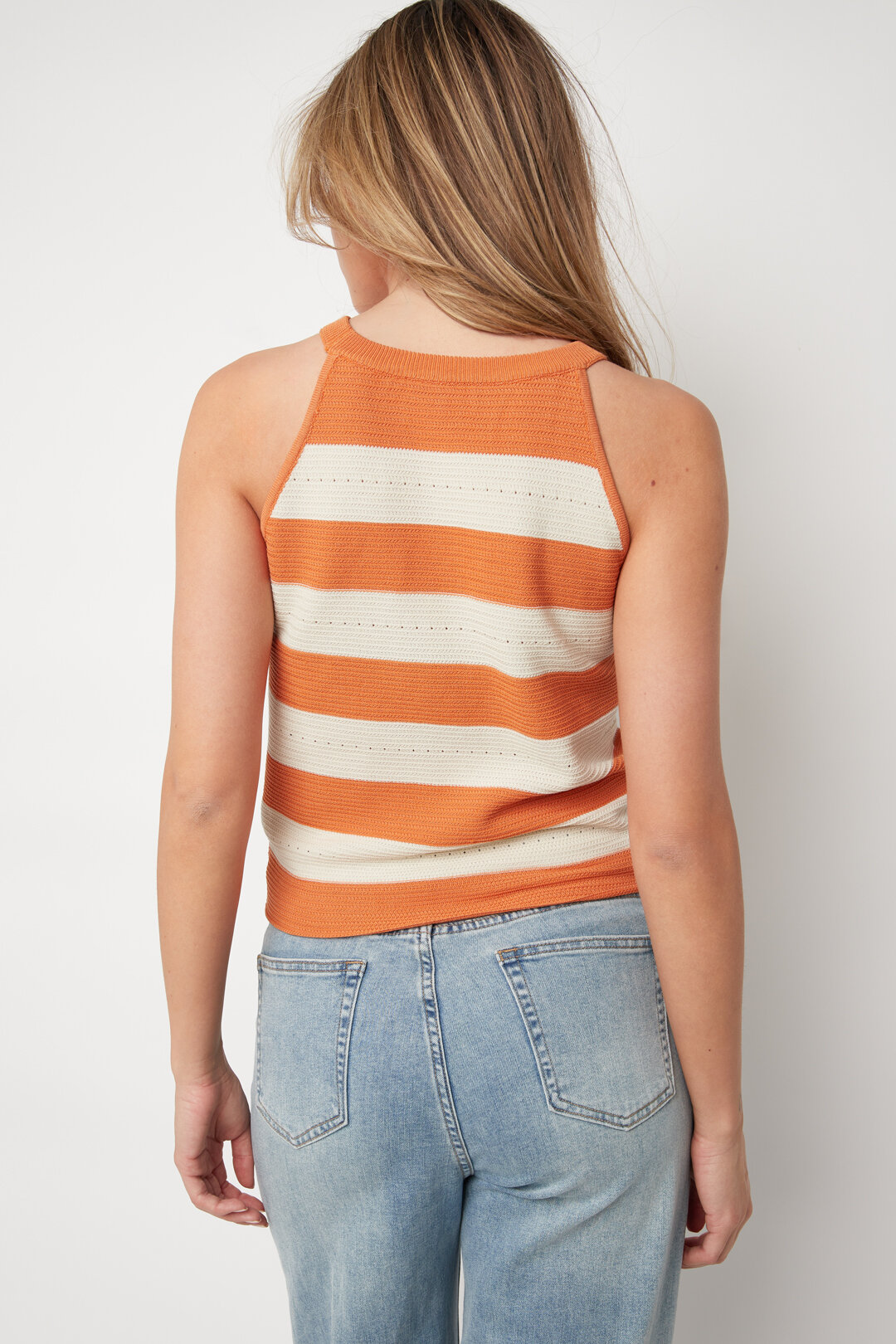 Human Cotton Knitted vest Stripes Casual Spring/Summer None Clothes h5 Picture5