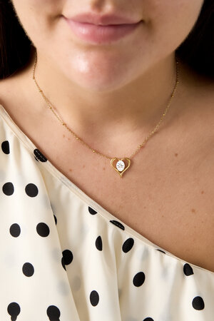 Stainless Steel Pendant necklaces Heart Simple Daily Simple Series Women's jewelry h5 Picture2