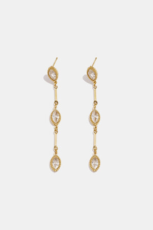 Ohrhänger Aus Edelstahl, Ellipsenförmig, Für Lässige Anlässe/Partys, Schlichte Serie, Damenschmuck h5