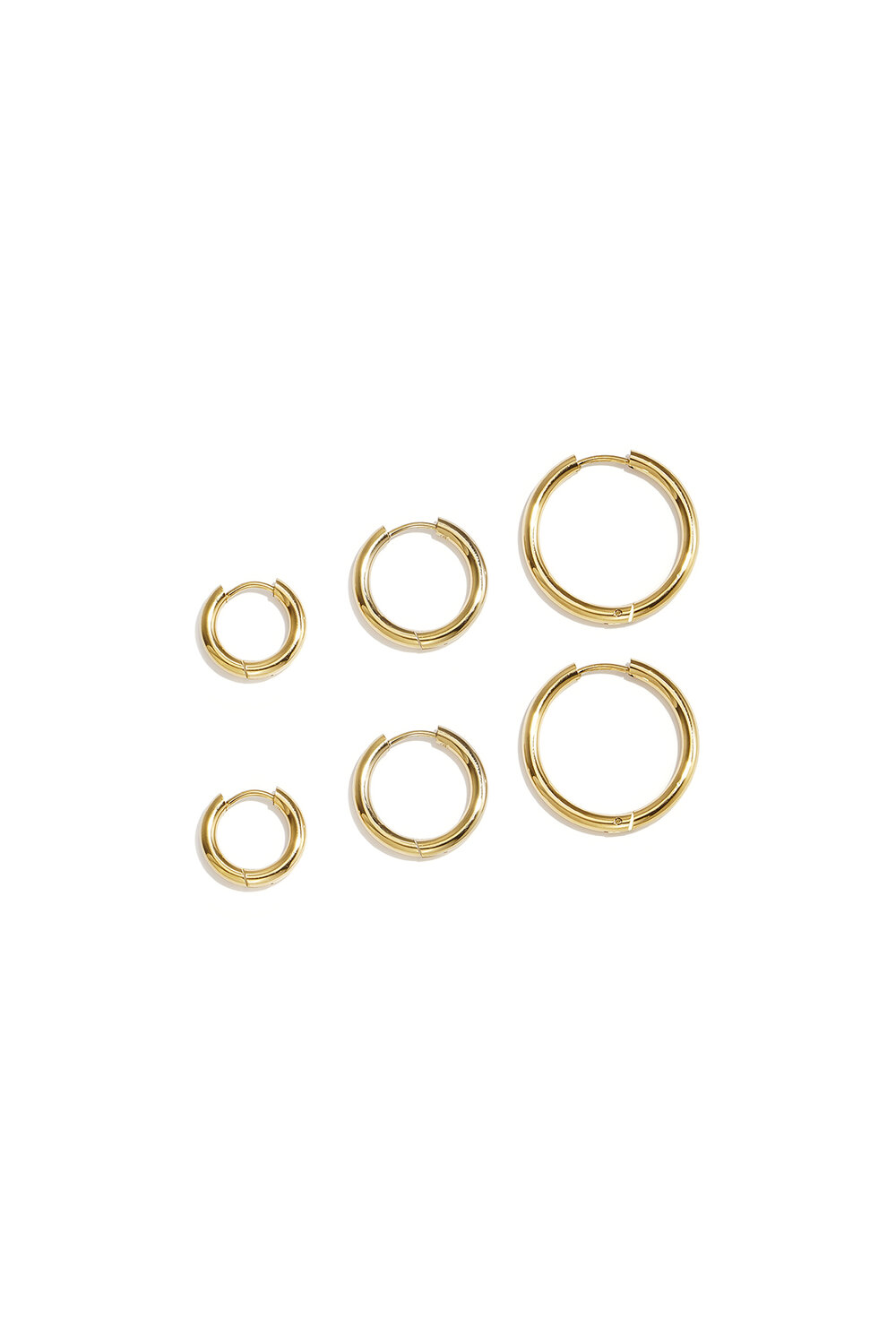 Set Di Orecchini In Acciaio Inossidabile Dalla Forma Geometrica, Semplici, Per Tutti I Giorni, Serie Simple, Gioielli Da Donna h5Immagine4