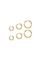 Colore oro/0.25*1.5cm/0.25*1.9cm/0.25*2.5cm/3 paia Immagine4
