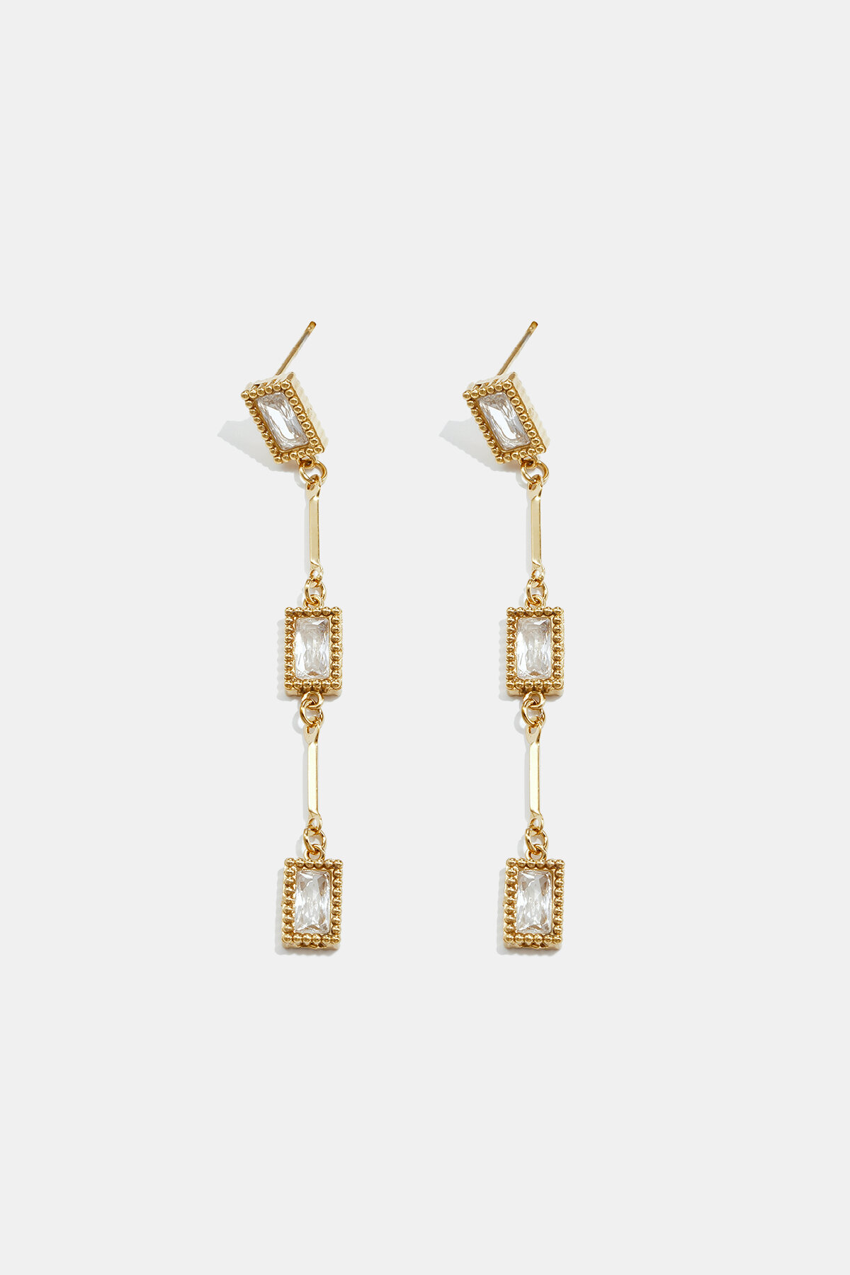 Ohrhänger aus Edelstahl, geometrische Form, schlichte Alltags-Serie, Damenschmuck