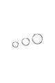 colore argento/0.25*1.5cm/0.25*1.9cm/0.25*2.5cm/3 pezzi Immagine6