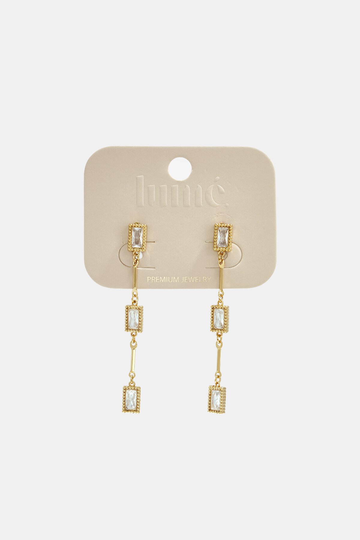 Ohrhänger Aus Edelstahl, Geometrische Form, Schlichte Alltags-Serie, Damenschmuck h5 Bild3