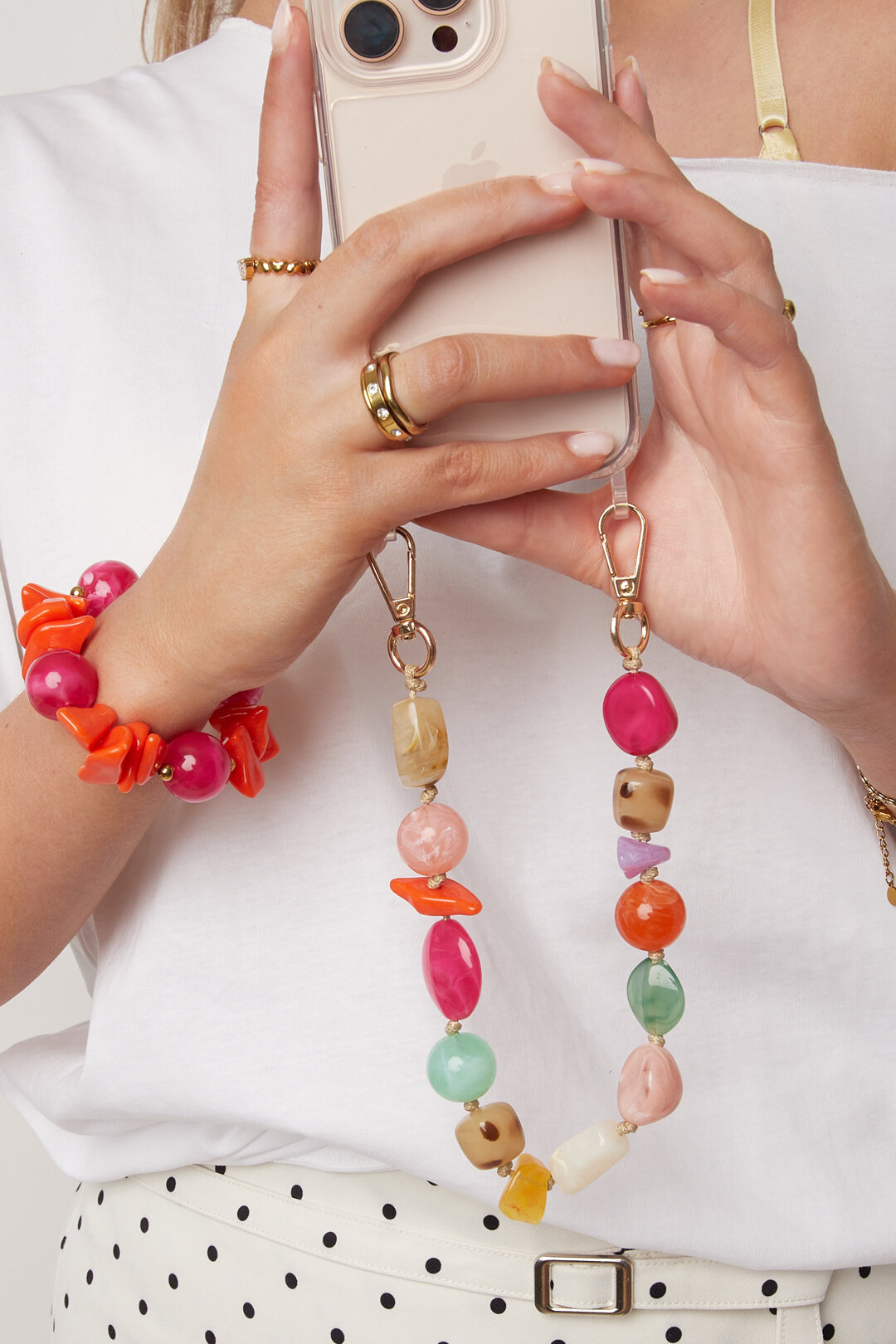 Phone Chain Beads Daily Acrylic Daily Accessories 2