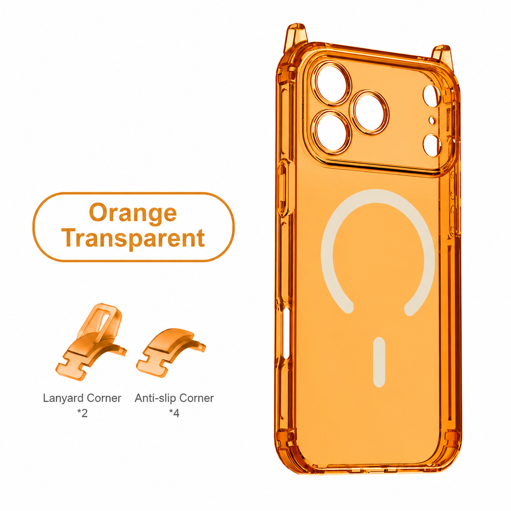 Four-corner Detachable Lanyard Magnetic Phone Cases