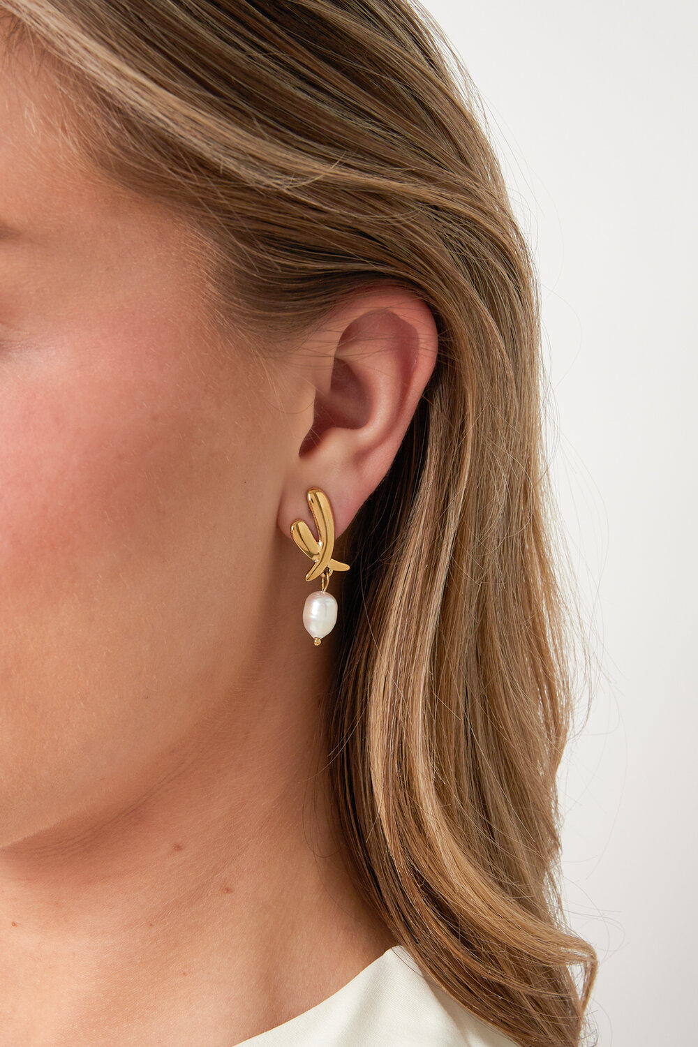 Stainless Steel Drop Earrings Irregular Shape Casual Daily Simple Series Women's jewelry h5Picture2
