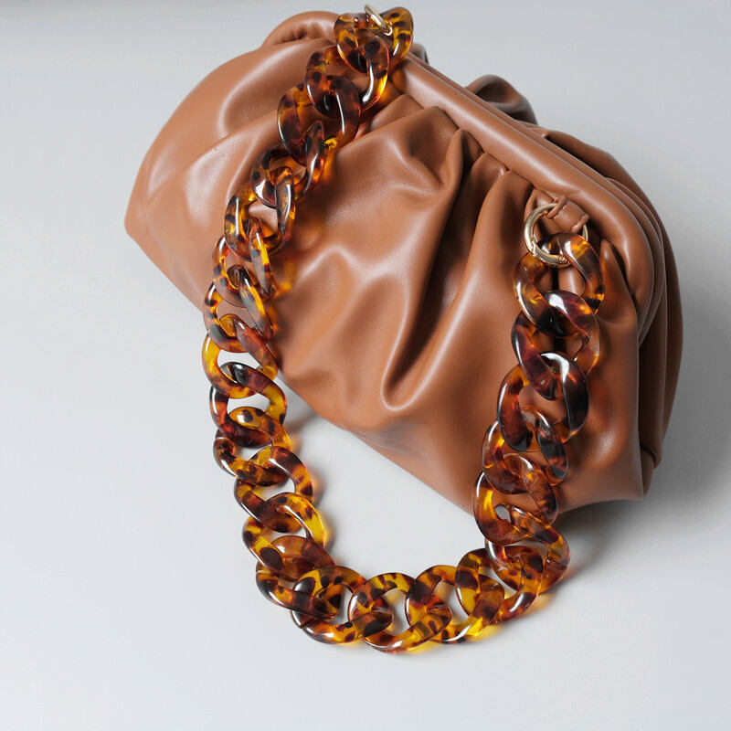 Simple Series Retro Leopard Print Chain Acrylic Phone & Bag Chain h5Picture7