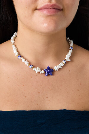 Stone Beaded Necklaces Starfish Vacation Holiday/Beach Romantic Series Women's jewelry h5 Picture2