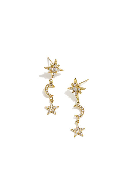Stainless Steel Dangle Earrings Star Daily Women's jewelry