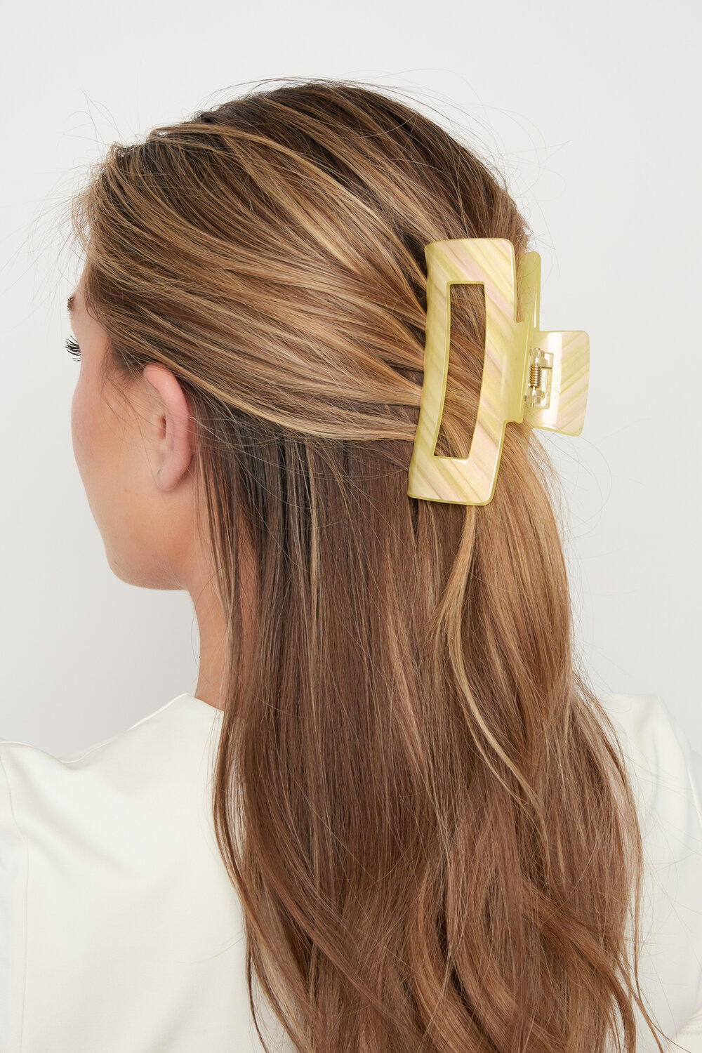 Hair Clips Stripe Daily Imitation Acetate Sheet Daily Accessories h5Picture2