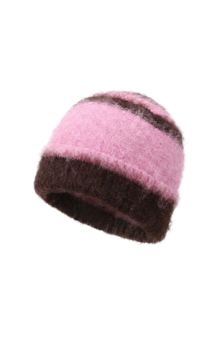 Muts met strepen, casual, polyester, dagelijkse accessoires
