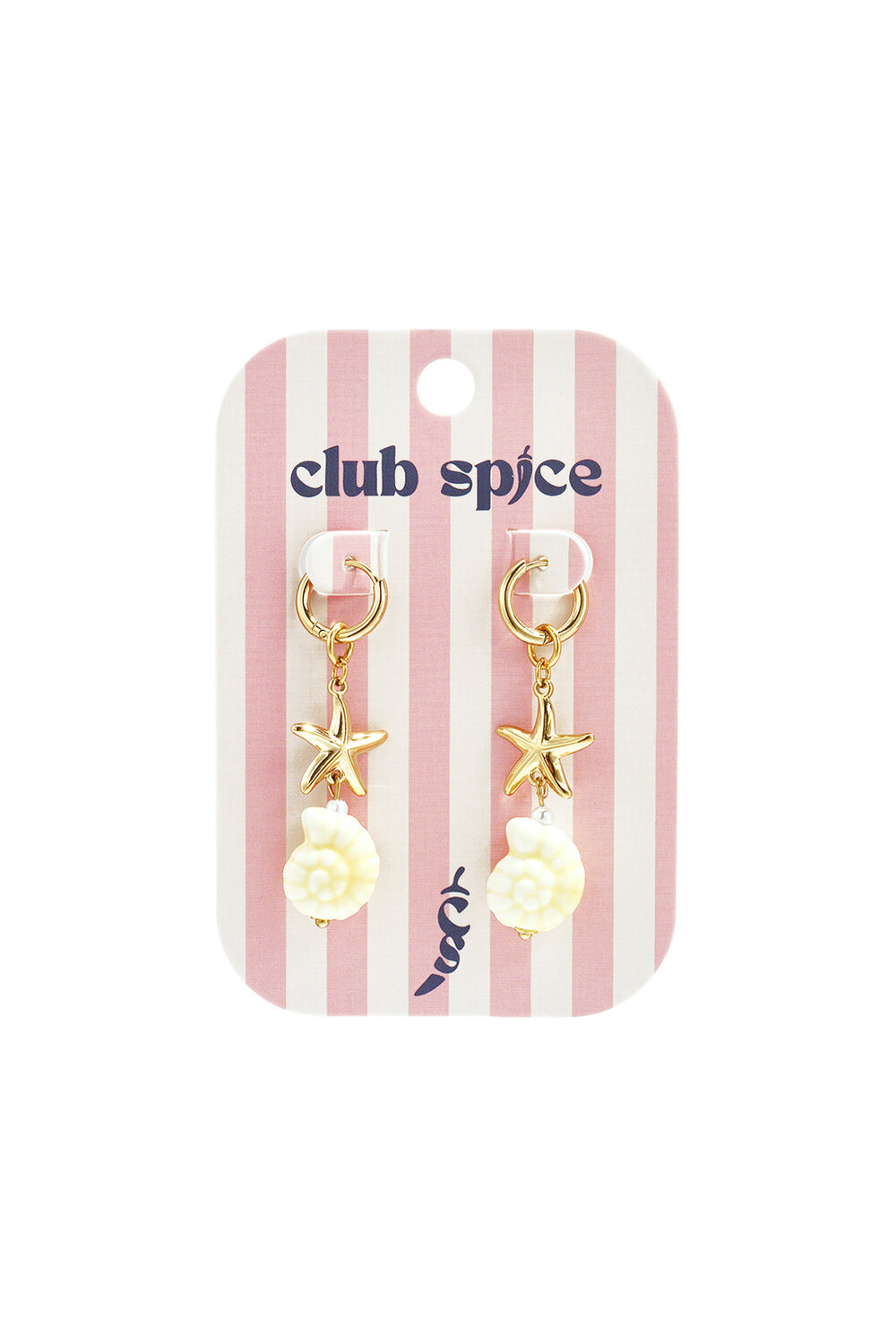 Pendientes colgantes de acero inoxidable con forma de concha, ideales para vacaciones o la playa. Colección sencilla para mujer. h5Imagen2