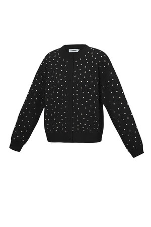 Der Mit Nieten Besetzte Pullover Mit Knöpfen h5 Bild2