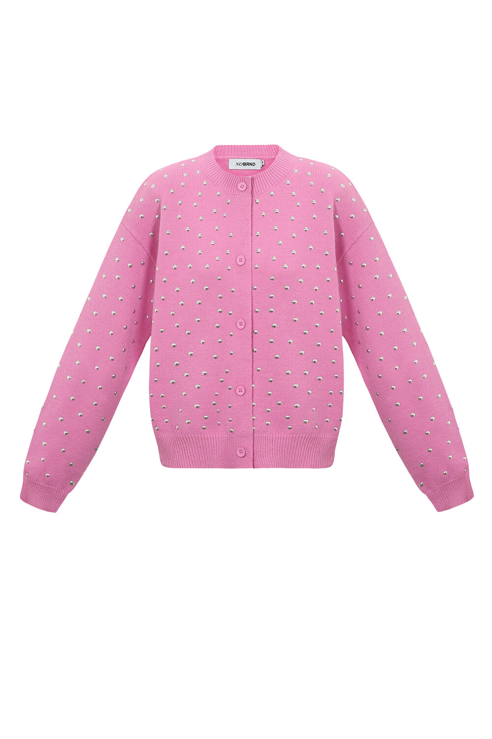 Der Mit Nieten Besetzte Pullover Mit Knöpfen h5Bild12