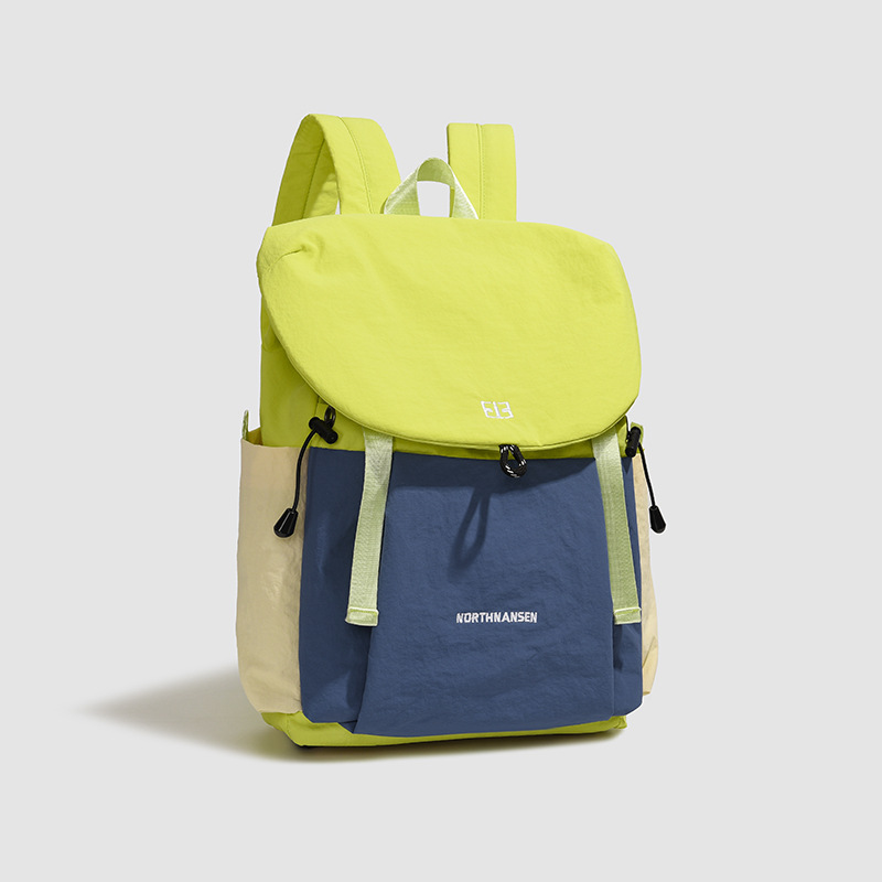 Sportlicher Patchwork-Rucksack aus Nylon für Damen in verschiedenen Farben h5 Bild2