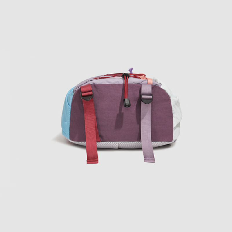 Sportlicher Patchwork-Rucksack aus Nylon für Damen in verschiedenen Farben Bild5