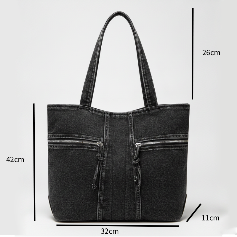 Streetwear Style Metal Hardware Patchwork Solid Color Gradient Color Fabric Women's Square Bag Picture6